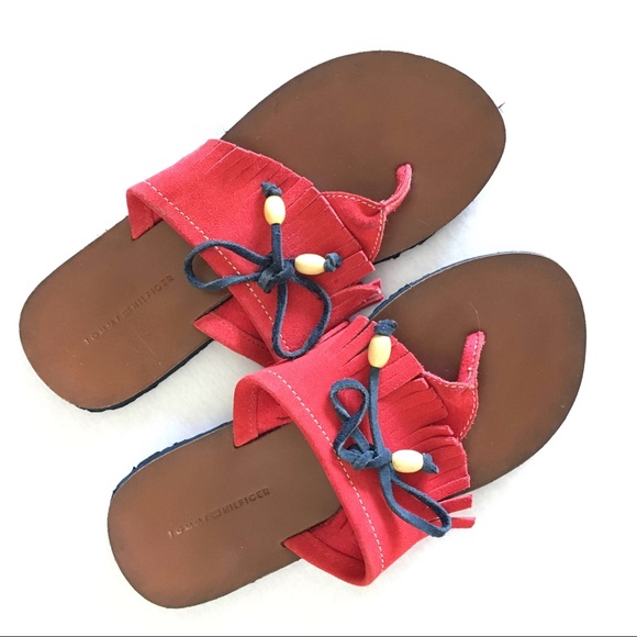 Tommy Hilfiger Shoes - NEW Tommy Hilfiger Native American boho flip flops